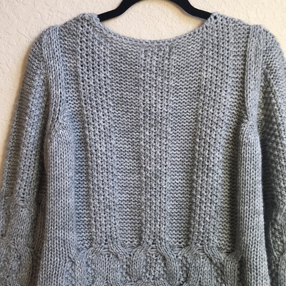 Shina Novelli Noba Italian Alpaca Wool Cable Sweater - Picture 6 of 9